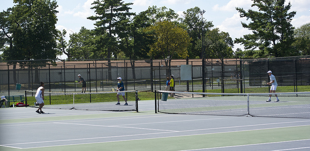 Tennis Center, East Potomac Park by Tim Evanson